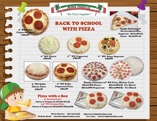 Pizza kits trending in K-12
